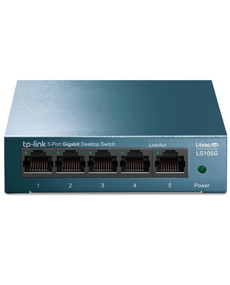 TP LINK SWITCH DE MESA 5 PORTAS GIGABIT - LS105G