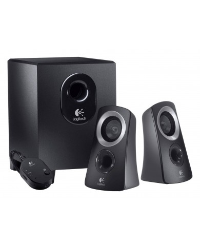 LOGITECH COLUNAS 2.1 3.5MM SUBWOOFER 25W PRETO - LGTZ313