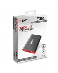EMTEC DISCO EXTERNO SSD 512GB X210 USB 3.2 - ECSSD512GX210
