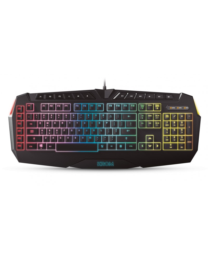 KROM TECLADO GAMING RGB LIGHTING - KUMA