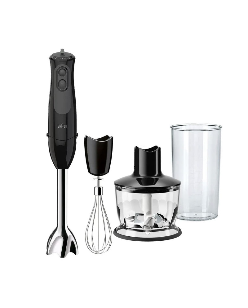 BRAUN VARINHA PE INOX 900W PICADOR COPO MEDIDOR - MQ3135BK