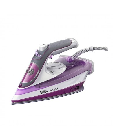BRAUN FERRO VAPOR 2700W BASE SUPER CERAMICA 3D VAPOR VIOLETA - SI5037VI