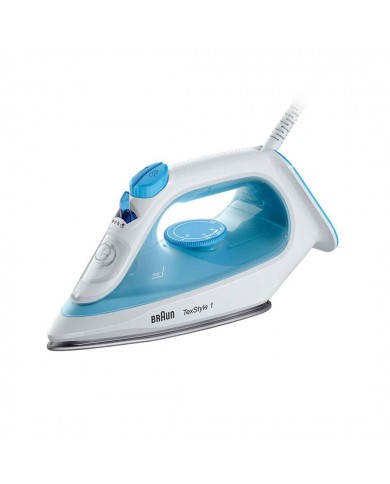 BRAUN FERRO VAPOR 2000W BASE SUPER CERAMICA 3D VAPOR AZUL - SI1050BL