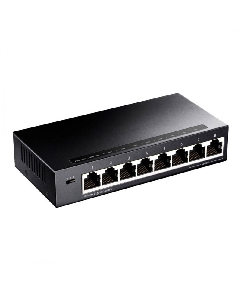 CUDY SWITCH DE MESA 8 PORTAS 10/100/1000 Mbps - GS108