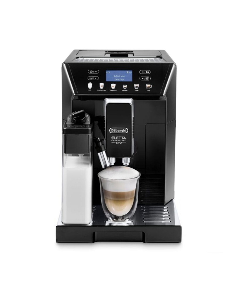 DELONGHI MAQUINA CAFE AUTOMATICA ELETTA CAPPUCCINO EVO - ECAM46860B DELONGHI MAQUINA CAFE AUTOMATICA ELETTA CAPPUCCINO EVO - ECAM46860B