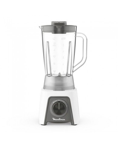 MOULINEX LIQUIDIFICADORA 450W 1,25LT COPO PLASTICO 2 VEL+PU - LM2C0110 MOULINEX LIQUIDIFICADORA 450W 1,25LT COPO PLASTICO 2 VEL+PU - LM2C0110