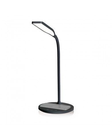 NEDIS LAMPADA MESA LED S/FIO C/CARREGADOR 10W PRETO G - LTLGQ3M2BK
