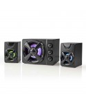 NEDIS COLUNA GAMING 2.1 33W COM SUBWOOFER LUZES LED - GSPR31021BK