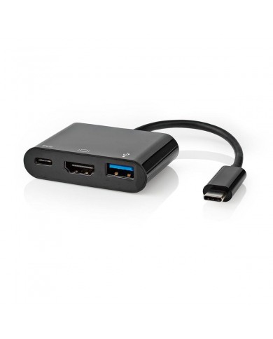 NEDIS HUB USB 3.1 HDMI - CCGT64765BK02