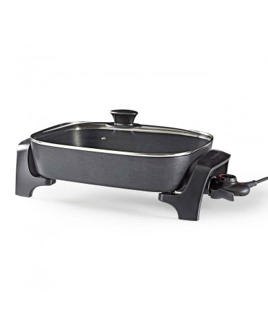 NEDIS FRIGIDEIRA ELECTRICA 200W 40CM ALUMINIO - FCSP110EBK40 NEDIS FRIGIDEIRA ELECTRICA 200W 40CM ALUMINIO - FCSP110EBK40