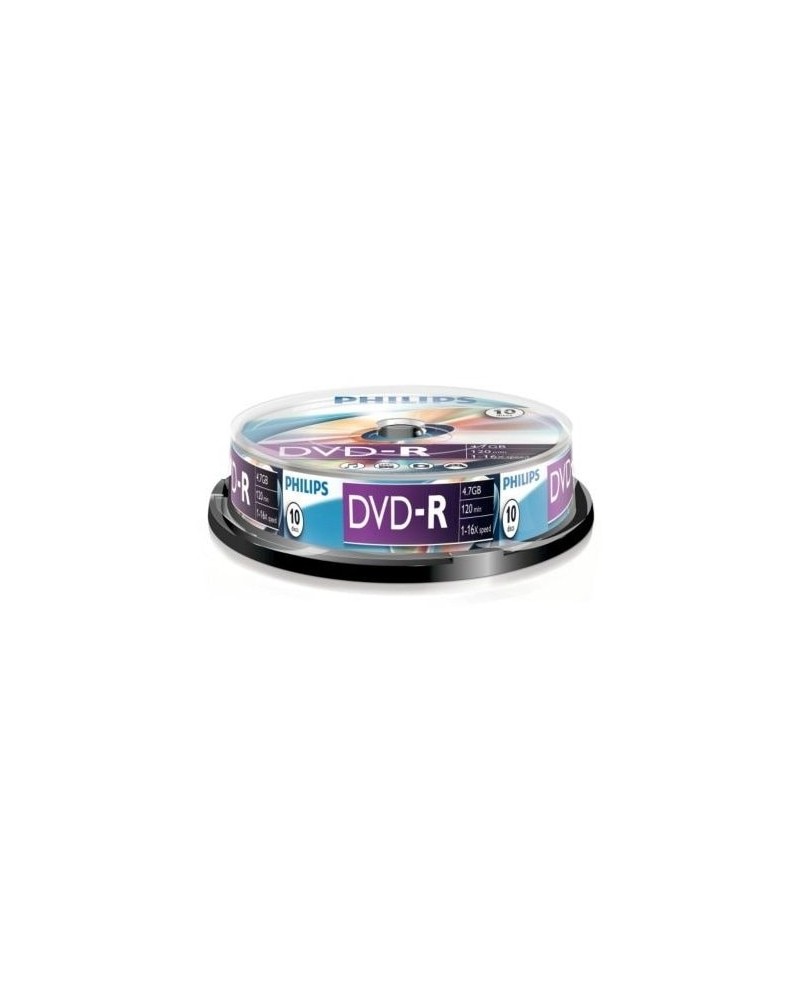 PHILIPS  DVD-R 4,7GB 16x SP 10 - DM4S6B10F