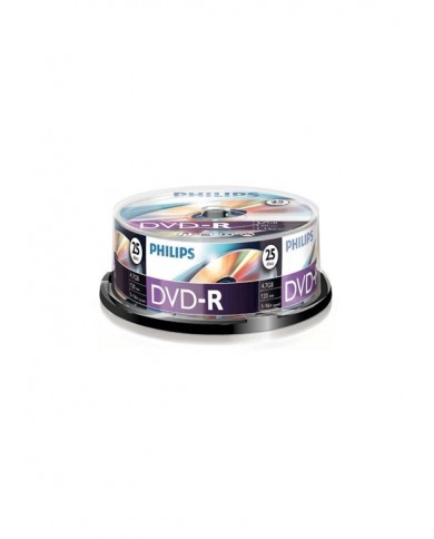 PHILIPS DVD-R 4,7GB 16x SP 25 - DM4S6B25F PHILIPS DVD-R 4,7GB 16x SP 25 - DM4S6B25F