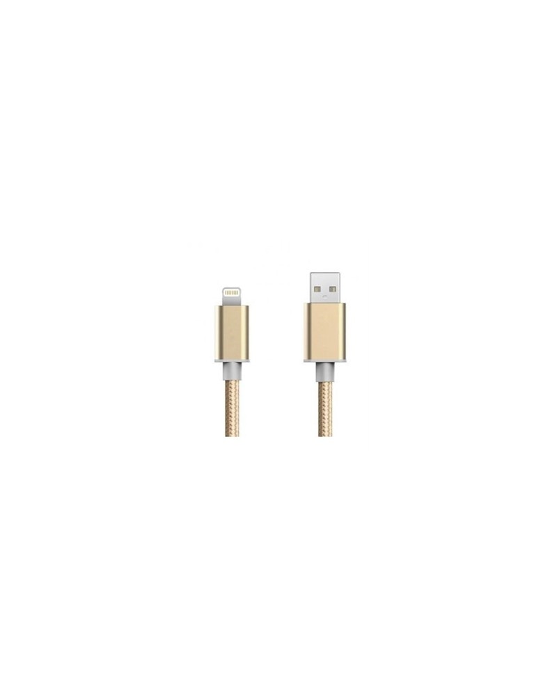 TECH FUZZION CABO USB LIGHTNIG GOLD - ACECAB0557GD