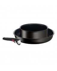 TEFAL 3PEÇAS INGENIO FRIG.28CM+CAÇAROLA 20CM + PEGA - L7639443