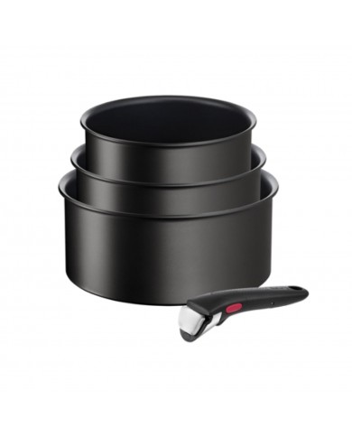 TEFAL 3CAÇAROLAS INGENIO UNLIMITED INDUÇAO 16/18/20CM + PEGA - L7639343 TEFAL 3CAÇAROLAS INGENIO UNLIMITED INDUÇAO 16/18/20CM + PEGA - L7639343