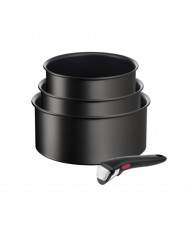 TEFAL 3CAÇAROLAS INGENIO UNLIMITED INDUÇAO 16/18/20CM + PEGA - L7639343