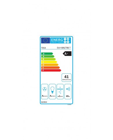 TEKA CHAMINE DE PAREDE INOX A+ - DLH786T TEKA CHAMINE DE PAREDE INOX A+ - DLH786T