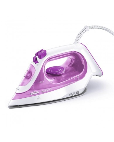 BRAUN FERRO VAPOR 2430W MAX VAPOR 140GR/MIN BASE CERAMICA 3D - SI3030PU