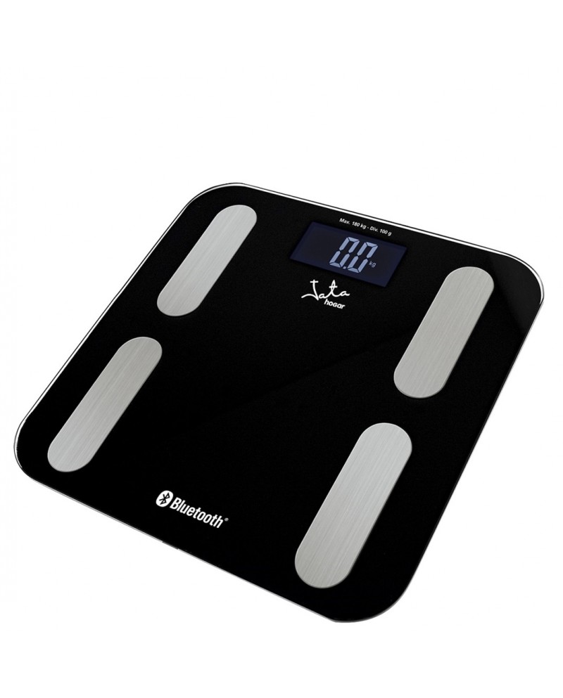 JATA BALANÇA WC ELETRONICA FITNESS C/BLUETOOH PRETA - MOD593 JATA BALANÇA WC ELETRONICA FITNESS C/BLUETOOH PRETA - MOD593