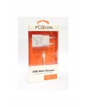 TECH FUZZION CARREGADOR 1USB 2A + CABO LIGHTNING - ACECHA0583WH
