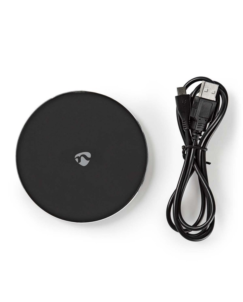 NEDIS CARREGADOR WIRELESS 5 / 7,5 / 10 W 1A 1MT - WCHAQ10W1BK NEDIS CARREGADOR WIRELESS 5 / 7,5 / 10 W 1A 1MT - WCHAQ10W1BK