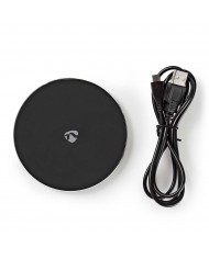 NEDIS CARREGADOR WIRELESS 5 / 7,5 / 10 W 1A 1MT - WCHAQ10W1BK NEDIS CARREGADOR WIRELESS 5 / 7,5 / 10 W 1A 1MT - WCHAQ10W1BK