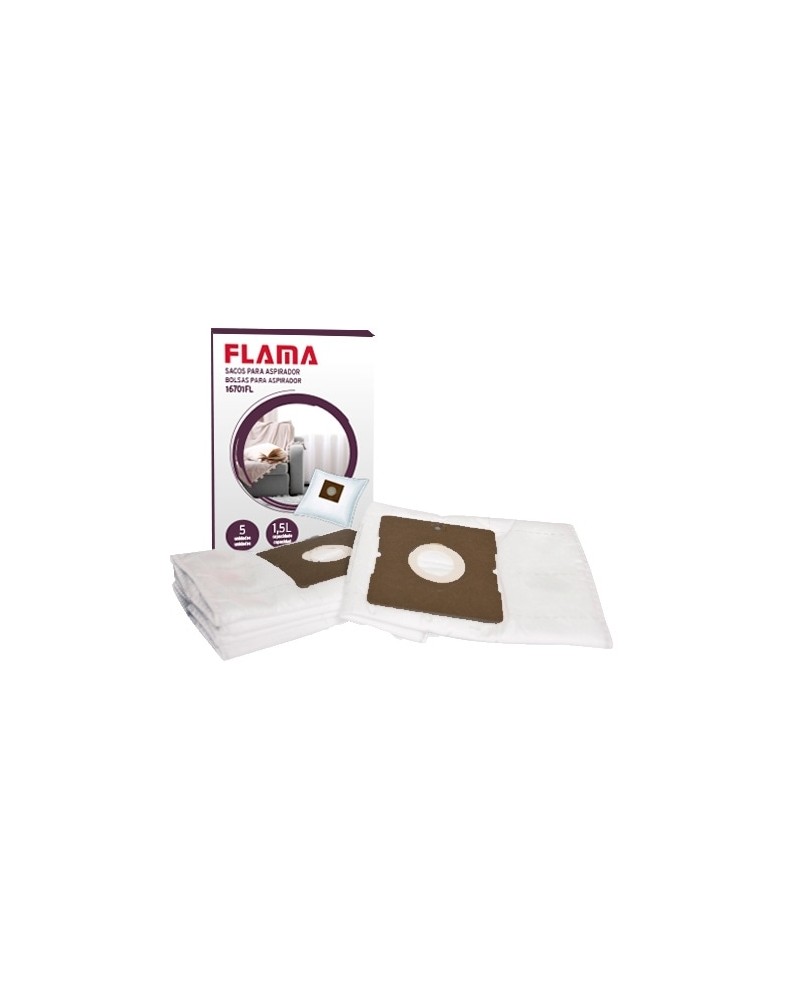 FLAMA SACOS ASPIRADOR PARA 1670FL/1671FL 5SACOS 1.5LT - 16701FL