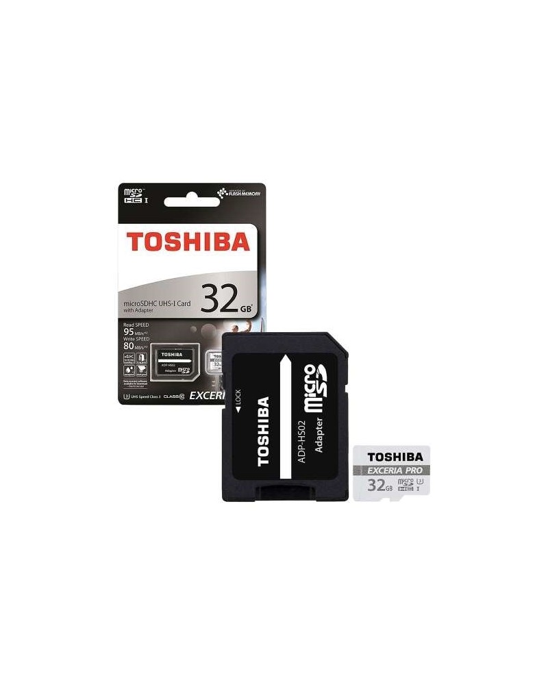 TOSHIBA CARTAO MEMORIA MICRO SDHC 32GB ADAPT C10 EXCER - THNM401S0320E2 TOSHIBA CARTAO MEMORIA MICRO SDHC 32GB ADAPT C10 EXCER - THNM401S0320E2