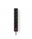 NEDIS EXTENSAO ELECTRICA 1,5MT C/6TOMADAS + INTERRUPTOR - EXSO615F2BK NEDIS EXTENSAO ELECTRICA 1,5MT C/6TOMADAS + INTERRUPTOR - EXSO615F2BK