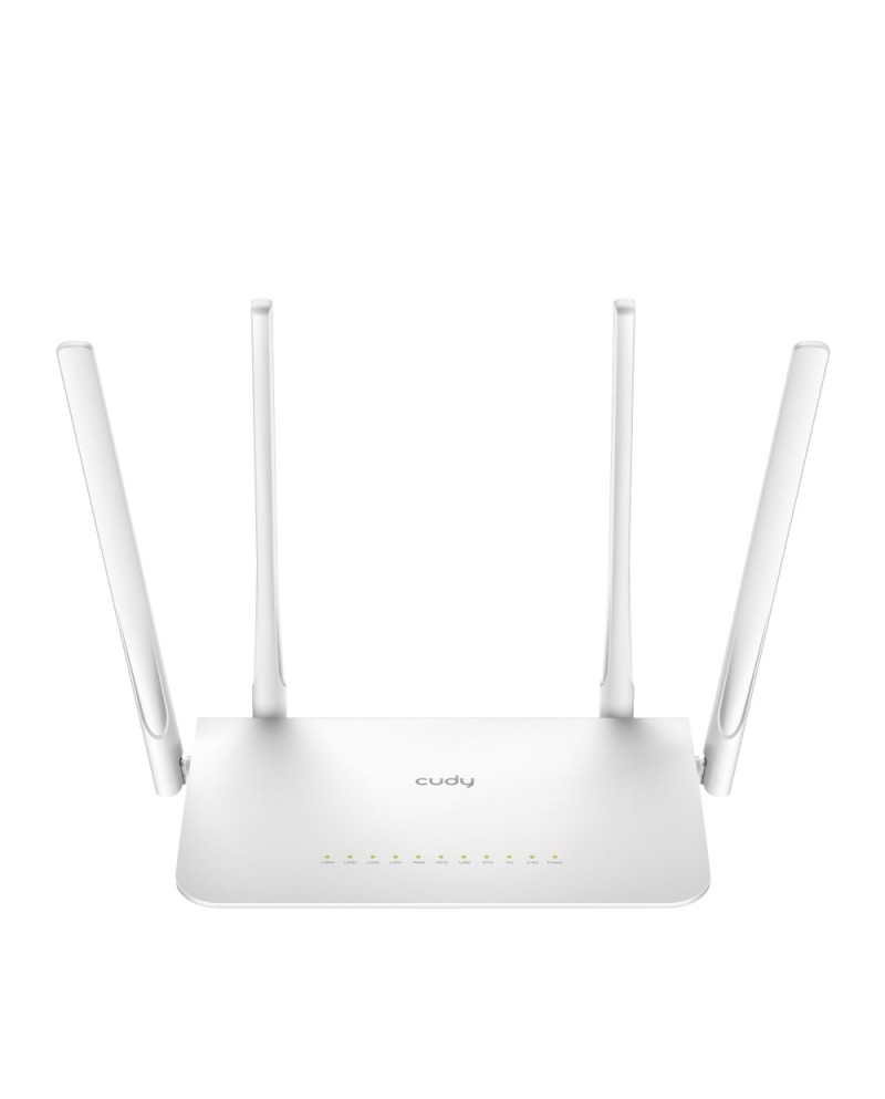 CUDY ROUTER AC1200 DUAL BAND WIFI 5 PORTAS 4 ANTENAS - WR1300