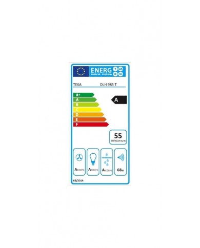 TEKA CHAMINE DE PAREDE 90CM PRETO A - DLH985T TEKA CHAMINE DE PAREDE 90CM PRETO A - DLH985T