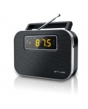 MUSE RADIO PORTATIL C/ RELOGIO AM/FM 230V - M081R MUSE RADIO PORTATIL C/ RELOGIO AM/FM 230V - M081R
