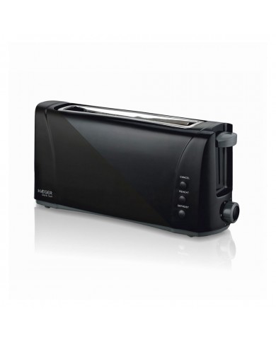 HAEGER TORRADEIRA 1000W 1 RANHURA  EXTRA LARGA PRETA - TO100007A HAEGER TORRADEIRA 1000W 1 RANHURA  EXTRA LARGA PRETA - TO100007A