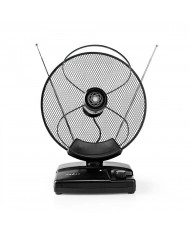 NEDIS ANTENA INTERIOR DVB-T / T2 0-25 km 36dB FM/VHF/UHF - ANIR2503BK700