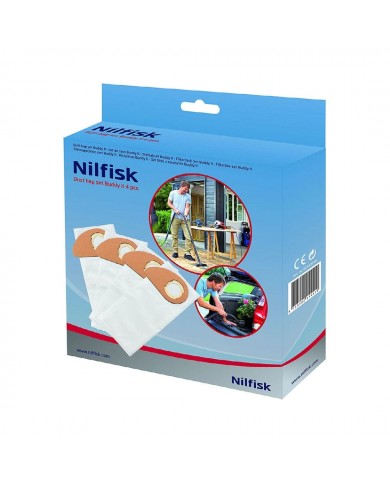 NILFISK SACOS ASPIRADOR P/ ASP. BUDDY - 81943048