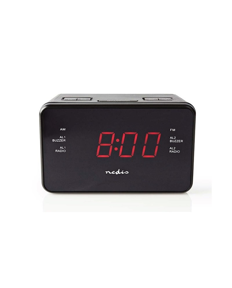 NEDIS RADIO RELOGIO DESPERTADOR 0.9" DISPLAY LED - CLAR002BK NEDIS RADIO RELOGIO DESPERTADOR 0.9" DISPLAY LED - CLAR002BK