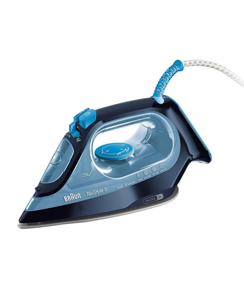 BRAUN FERRO VAPOR 2400W MAX VAPOR 160GR/MIN BASE CERAMICA 3D - SI3050BL