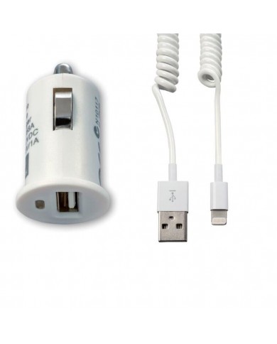 TECH FUZZION CAR CHARGER 1USB 12V CABLE WH IPHONE 5 - ACECHA0023WH TECH FUZZION CAR CHARGER 1USB 12V CABLE WH IPHONE 5 - ACECHA0023WH