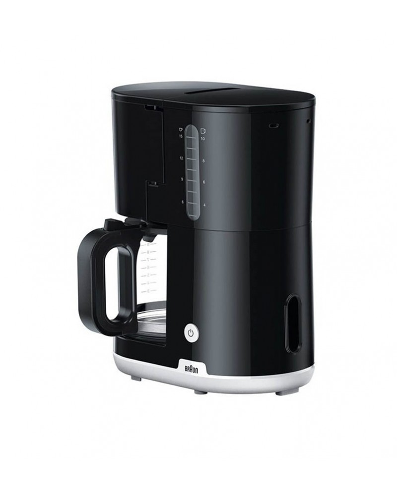 BRAUN CAFETEIRA FILTRO 10-15 CHAVENAS PRETA - KF1100BK