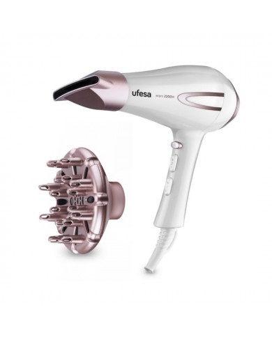 UFESA SECADOR 2200W 2VELOC 3TEMP MOTOR AC - SC8400 UFESA SECADOR 2200W 2VELOC 3TEMP MOTOR AC - SC8400