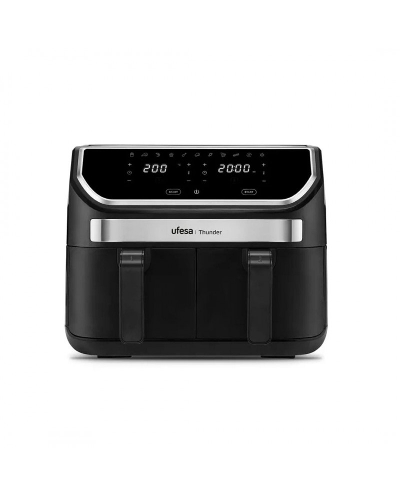 UFESA FRITADEIRA 9LT 1700W S/OLEO 11PROG C/ 2CESTAS PRETA - THUNDER