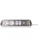 BRENNENSTUHL EXTENSAO ELECTRICA 2MT 4TOMADAS + 2USB BRANCA - BN1153590420 BRENNENSTUHL EXTENSAO ELECTRICA 2MT 4TOMADAS + 2USB BRANCA - BN1153590420