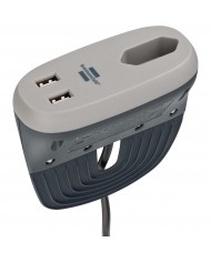 BRENNENSTUHL EXTENSAO MESA 3MT 1TOMADA + 2USB CINZA - BN1150290 BRENNENSTUHL EXTENSAO MESA 3MT 1TOMADA + 2USB CINZA - BN1150290