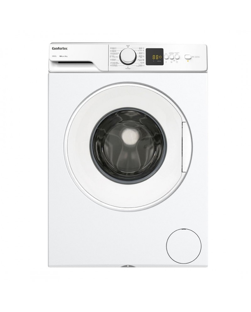 CONFORTEC MAQUINA ROUPA 8KG 1000RT BRANCA D - CF8010L CONFORTEC MAQUINA ROUPA 8KG 1000RT BRANCA D - CF8010L