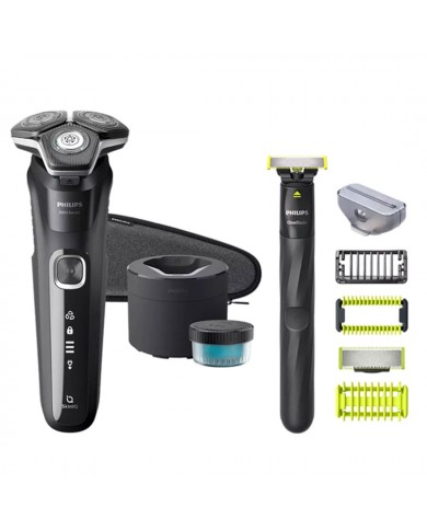 PHILIPS MAQUINA BARBEAR BARBEAR HUMIDO OU SECO AUT 60MIN - S589879 PHILIPS MAQUINA BARBEAR BARBEAR HUMIDO OU SECO AUT 60MIN - S589879