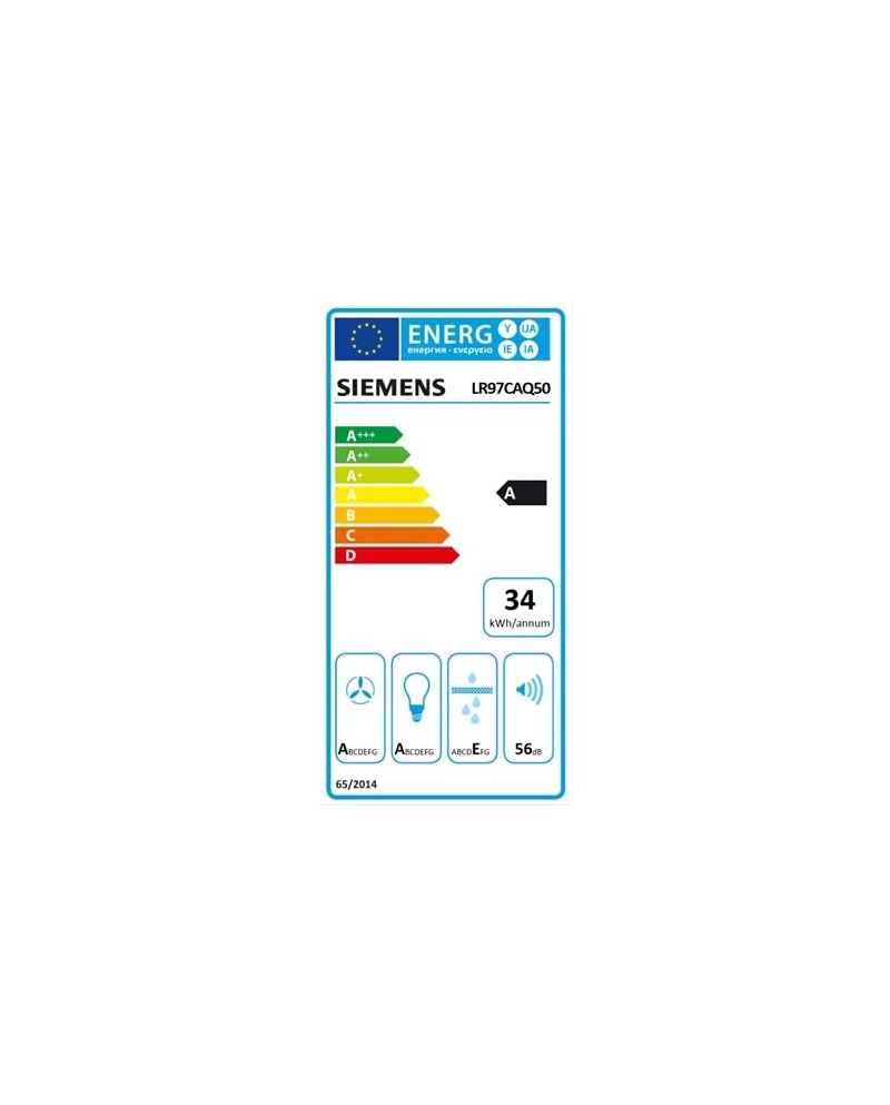 SIEMENS EXAUSTOR TETO 90X50CM EXTRAÇAO MAX 798M3/H A - LR97CAQ50
