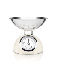 HAEGER BALANÇA COZINHA MECANICA 5KG PASTEL CREAM TAÇA INOX - KSCME009A HAEGER BALANÇA COZINHA MECANICA 5KG PASTEL CREAM TAÇA INOX - KSCME009A