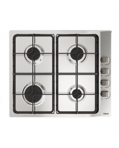 TEKA PLACA 60CM 4GAS BUT C/ INJ.P/ GAS NAT INOX - E60340LBA0EBTN TEKA PLACA 60CM 4GAS BUT C/ INJ.P/ GAS NAT INOX - E60340LBA0EBTN