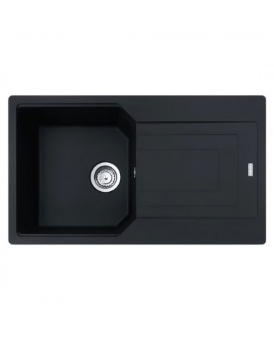 FRANKE BANCA UBG FRAGRANITE OYSTER BLACK MATT - UBG61186BK