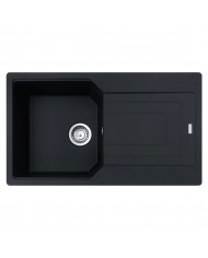 FRANKE BANCA UBG FRAGRANITE OYSTER BLACK MATT - UBG61186BK